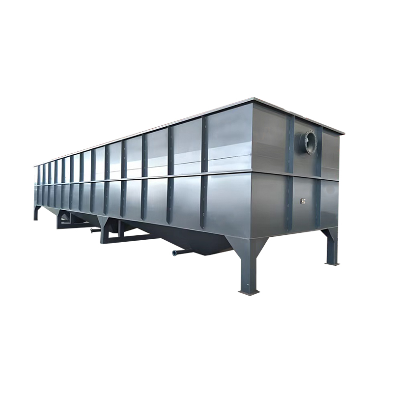 Sedimentatietank met schuine buis